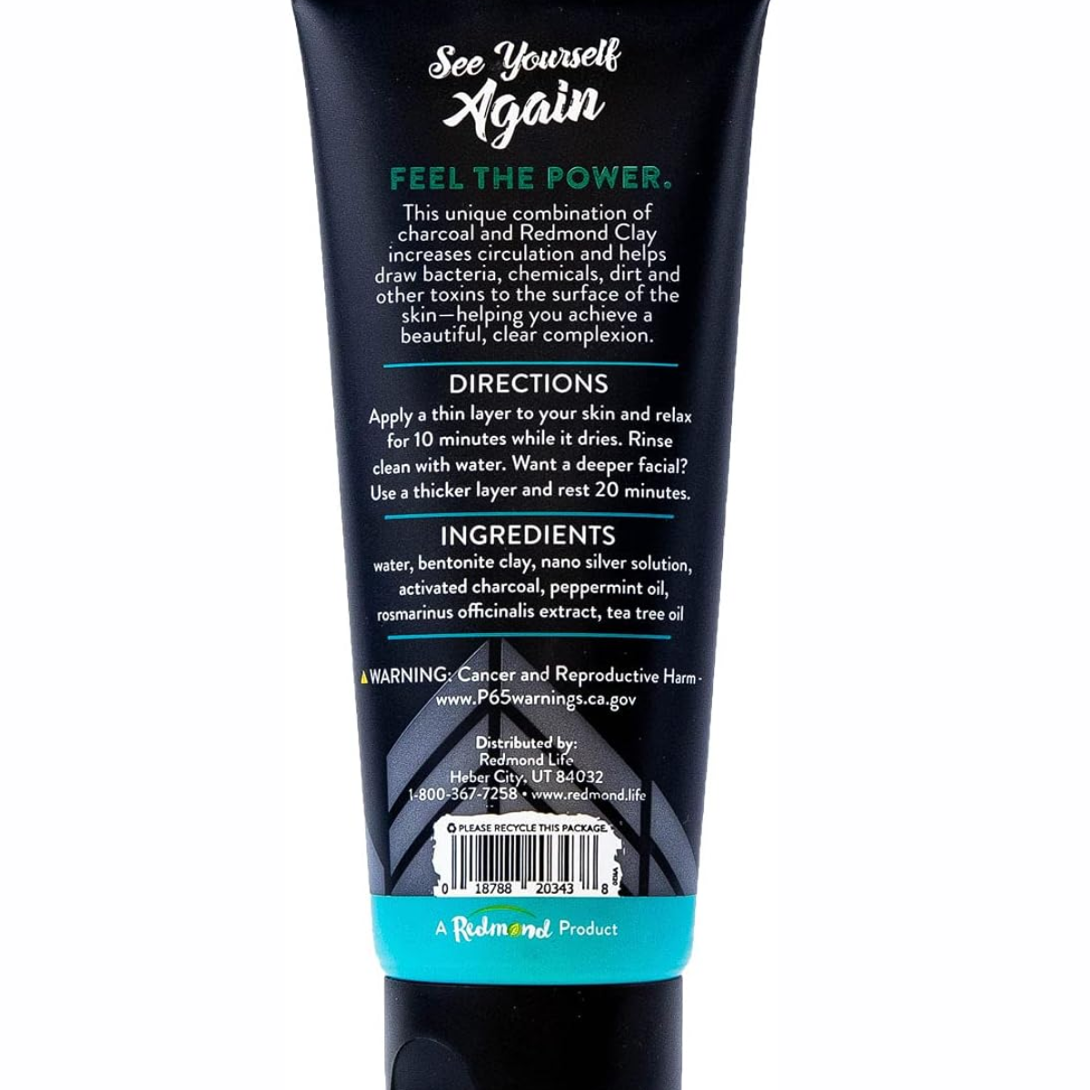 Facial Mud Charcoal Clay Mask Mint