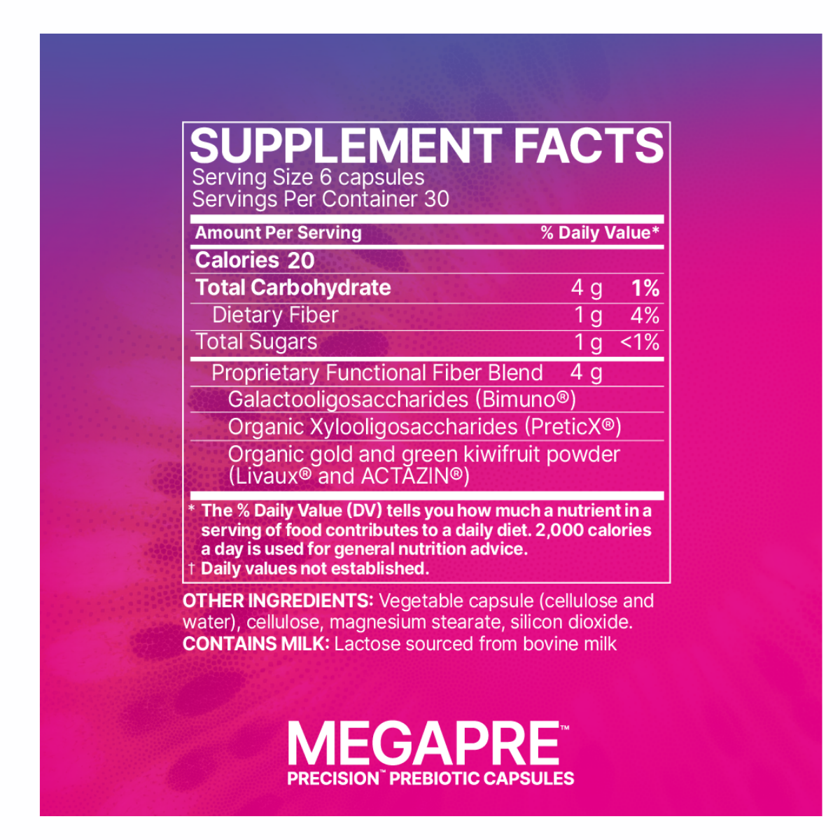 Mega Prebiotic 180c