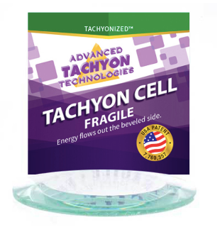 Tachyonized 75mm Clear Beveled Cell (For Water Charging)