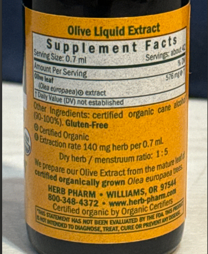 Olive Leaf Tincture