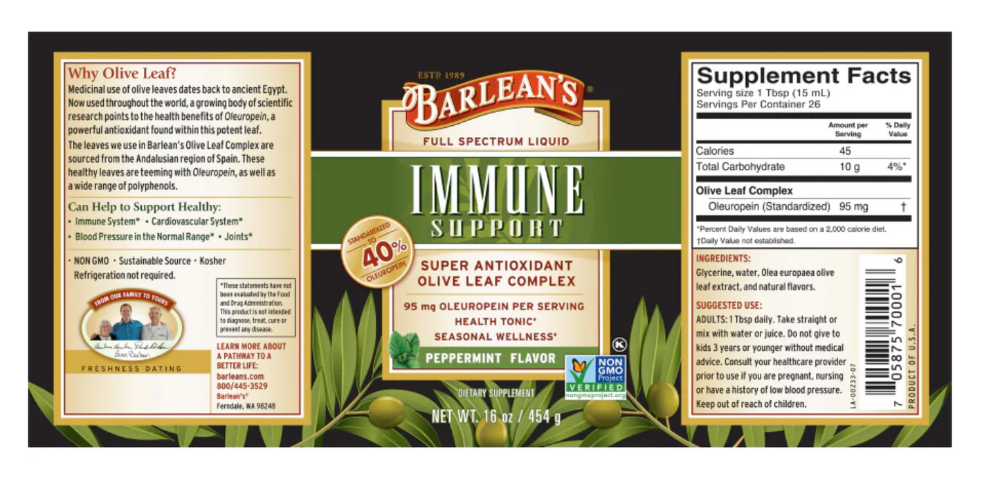 Olive Leaf Complex - Peppermint