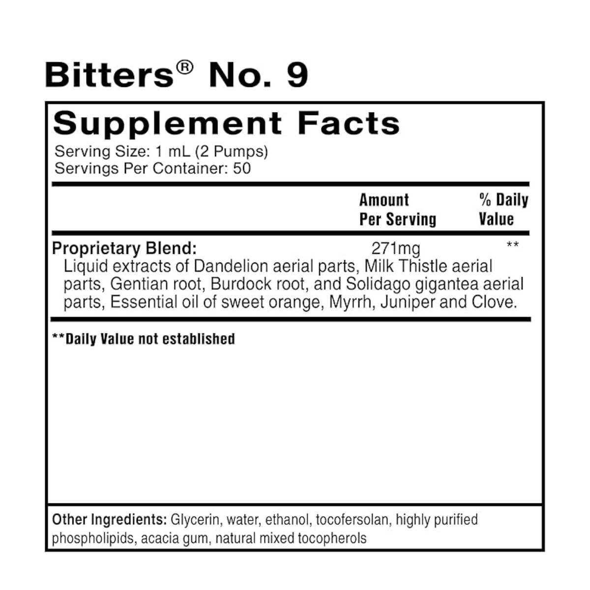 Bitters No. 9