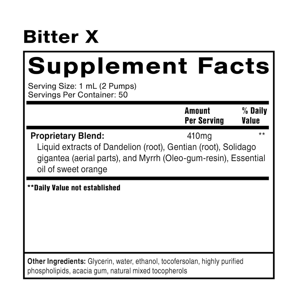 Bitter X
