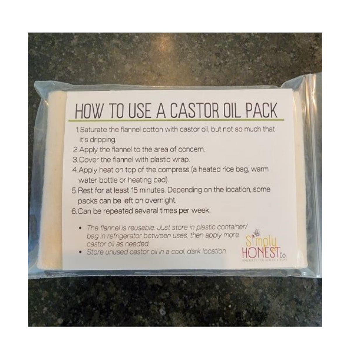 Castor Oil Pack Compress