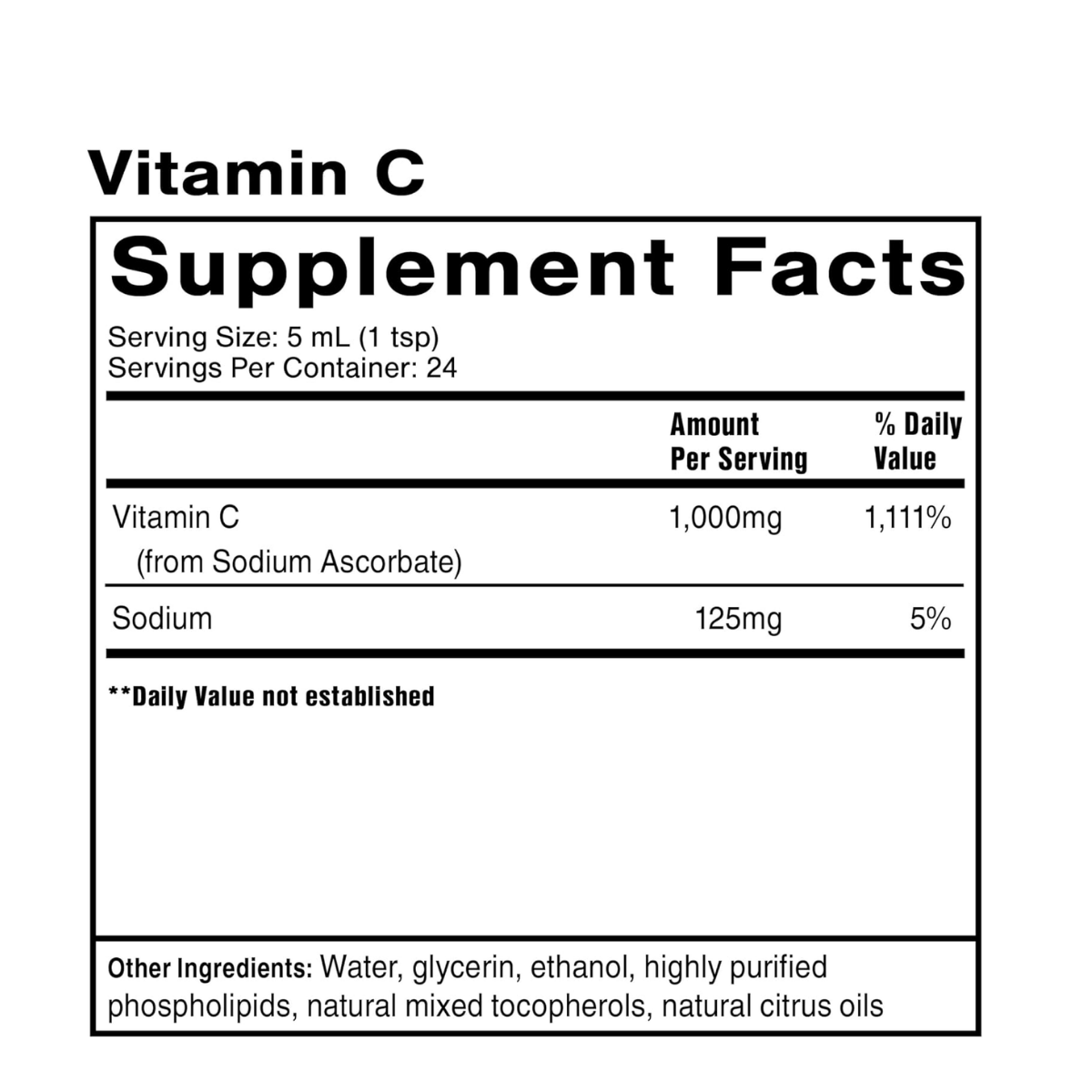 Liposomal Vitamin C