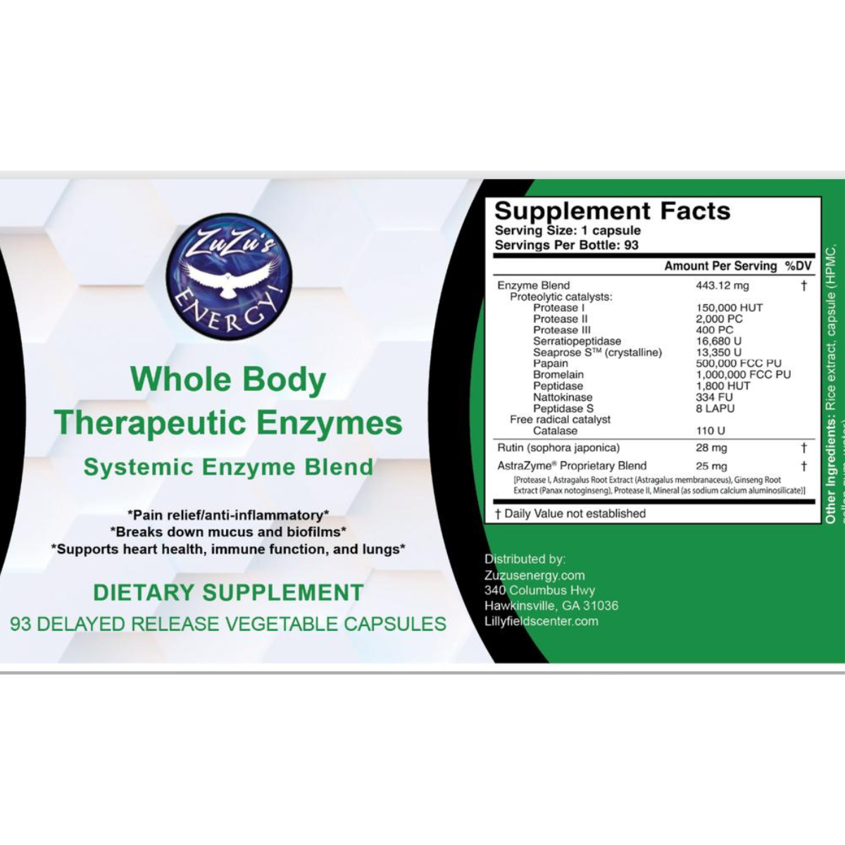 Whole Body Therapeutic Enzymes