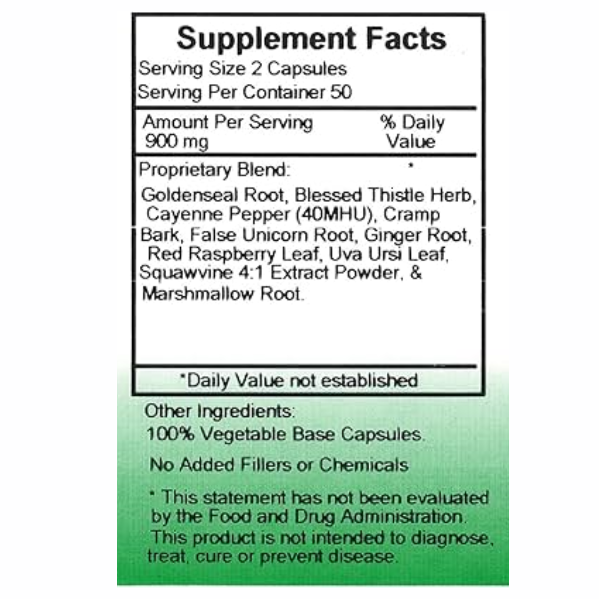 Female Reproductive Formula