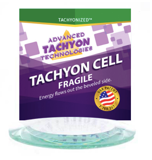 TACHYONIZED 75MM CLEAR BEVELED CELL-WATER CHARGING