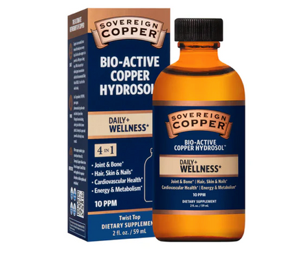 Bio-Active Copper Hydrosol Daily + Wellness