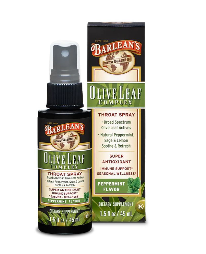 Olive Leaf Complex Throat Spray - Peppermint