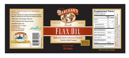 Organic Lignan Flax Oil