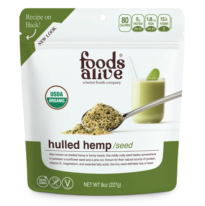 Organic Hulled Hemp Seeds